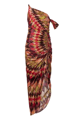 Cinq A Sept Elliana silk asymmetric dress - Pink