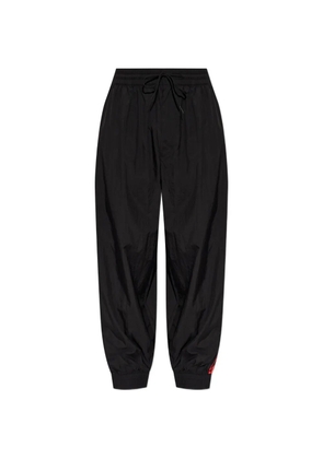 Y-3 drawstring track pants - Black