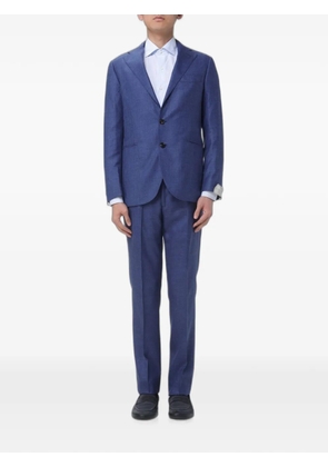 Luigi Borrelli single-breasted wool suit - Blue