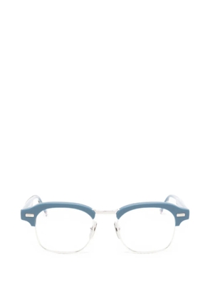 Thom Browne Eyewear browline-frame glasses - Blue