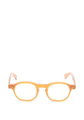 Lesca round-frame glasses - Orange