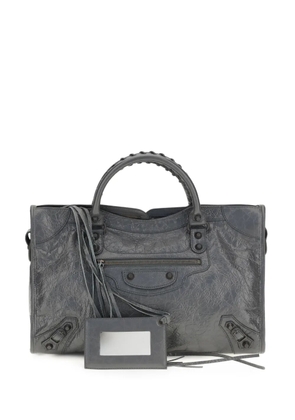 Balenciaga Le City leather leather tote bag - Grey