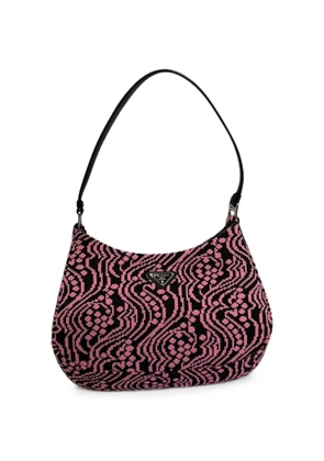 Prada Pre-Owned Cleo jacquard shoulder bag - Pink