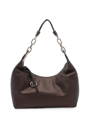 LIU JO chain-link metallic-effect tote bag - Brown