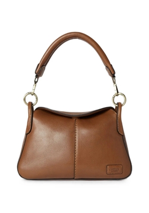 Osprey small Oxford leather shoulder bag - Brown