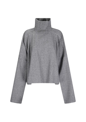 Rick Owens Jumbo Tabard high-neck top - Black