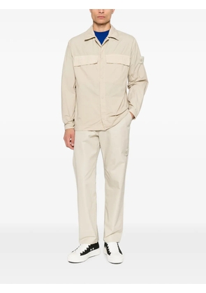 Stone Island logo-patch trousers - Neutrals