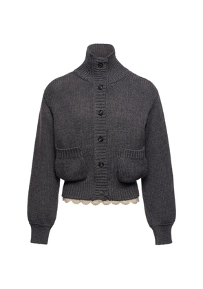 Magda Butrym ribbed-knit cardigan - Grey