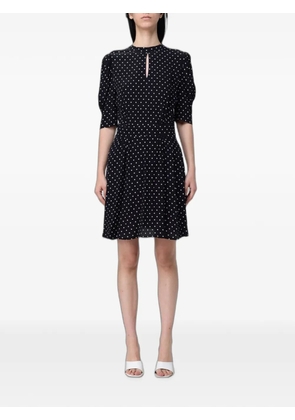 MAR DE MARGARITAS Kimberly polka-dot mini dress - Black