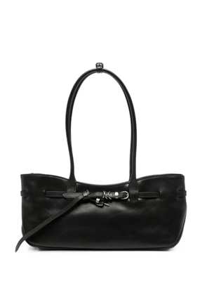 Marge Sherwood buckle-detail leather shoulder bag - Black