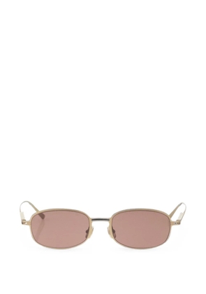 Brunello Cucinelli square-frame titanium sunglasses - Gold