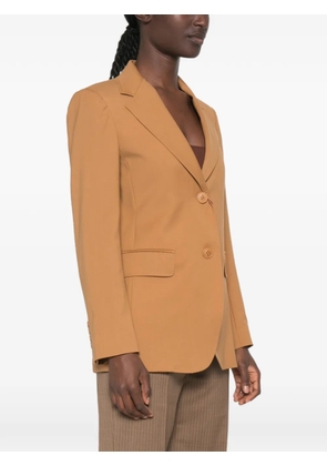 Max Mara single-breasted notched-lapels blazer - Neutrals