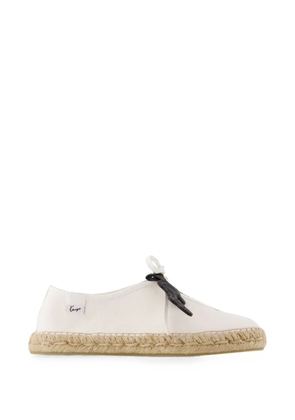 Kenzo charm-detail espadrilles - White