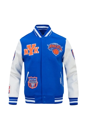Pro Standard x New York Knicks Letterman varsity jacket - Blue
