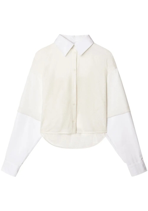 Off-White Baseball long-sleeve mesh shirt