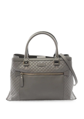 Gucci Pre-Owned 2000s micro leather tote bag - Grey