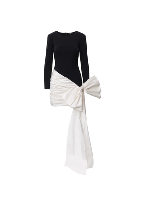 LITA COUTURE bow-detail mini dress - White