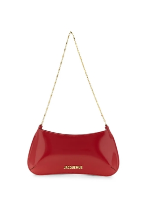 Jacquemus small Bisou Chaine leather shoulder bag - Red