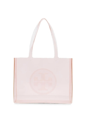 Tory Burch small Ella logo-embossed tote bag - Pink