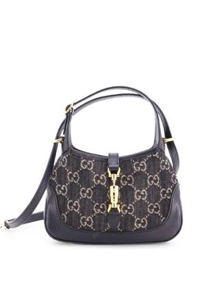 Gucci Pre-Owned Jackie 1961 Hobo GG Denim Mini crossbody bag - Black