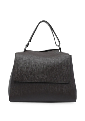 Orciani Sveva leather shoulder bag - Brown