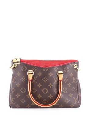 Louis Vuitton Pre-Owned Pallas Tote Monogram Canvas with Leather BB shoulder bag - Brown