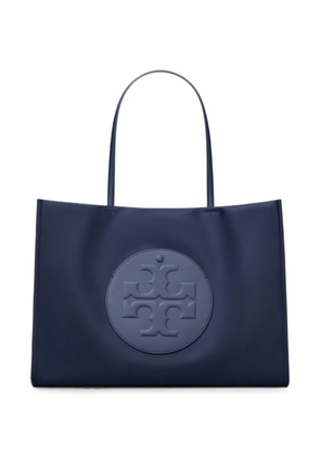 Tory Burch Ella logo-patch tote bag - Blue