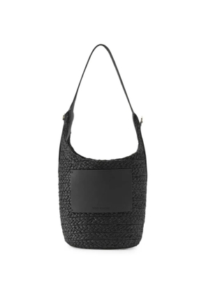 Helen Kaminski woven-raffia shoulder bag - Black