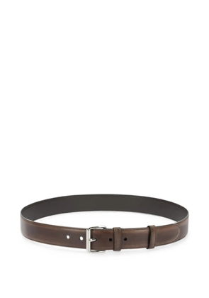 Prada leather buckle-fastening belt - Brown