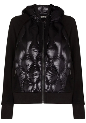 Holden quilted zip-up hoodie - Black
