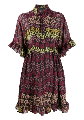 DSQUARED2 floral print shirt dress - Black