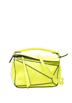 Loewe Pre-Owned 2020 Mini Calfskin Puzzle satchel - Yellow