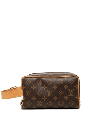Louis Vuitton Pre-Owned 2019-2026 Monogram Locker Dopp Kit clutch bag - Brown