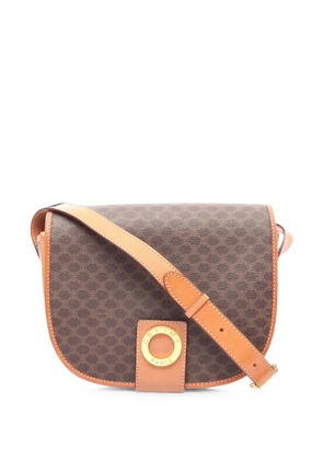 Celine Pre-Owned 2000s Macadam shoulder bag - Brown