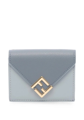 Fendi Pre-Owned 2020s FF Diamond tri-fold wallet - Blue