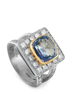 LB Exclusive sapphire and diamond ring - Silver
