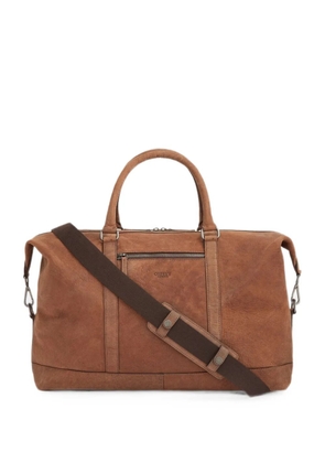 Osprey Clayton leather holdall bag - Brown