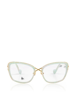 ANNA-KARIN KARLSSON Lacroix cat-eye glasses - Green