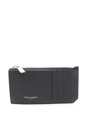 Saint Laurent Pre-Owned 2020s Fragment zip-pouch card case - Black