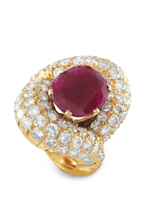 LB Exclusive ruby and diamond ring - Gold