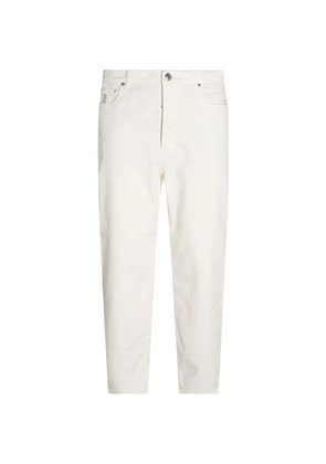 Brunello Cucinelli logo-patch jeans - Neutrals