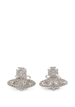 Vivienne Westwood Pre-Owned Orb crystal-embellished earrings - Silver
