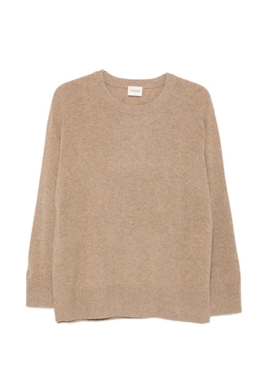 Closed crew-neck sweater - Neutrals