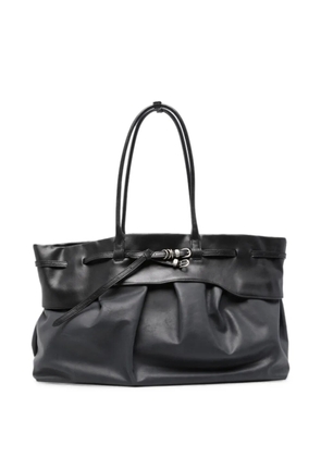 Marge Sherwood belt-detail leather tote bag - Black