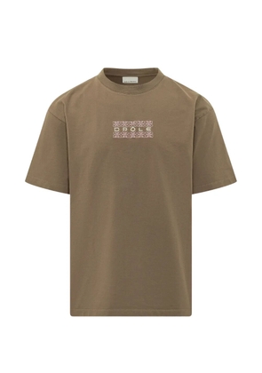 Drôle De Monsieur Funny Ornaments cotton T-shirt - Brown