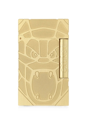 S.T. Dupont x Orlinski logo-engraved lighter - Gold