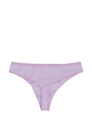 Baserange elasticated-trim briefs - Purple