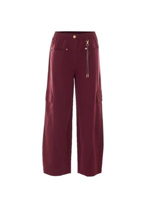LIU JO elasticated-waist track pants - Red