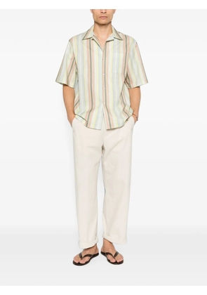 COMMAS Sereno stripe-pattern short-sleeve shirt - Neutrals