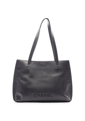 CHANEL Pre-Owned 1997-1999 logo-detail tote bag - Black